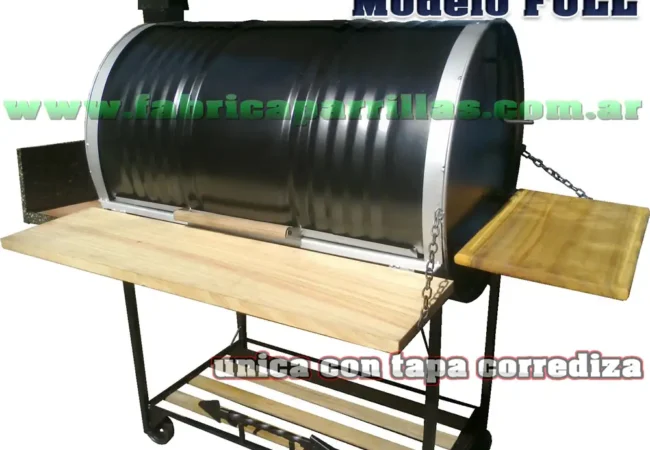 Parrilla de Tambor Modelo Full: Completa, Rebatible y Móvil