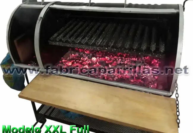 Parrillas de tambor Modelo XXL con fogonero pegado
