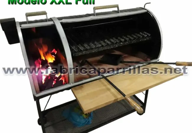 Parrillas de tambor Modelo XXL con fogonero pegado
