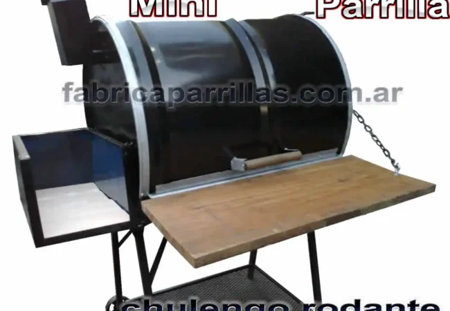 Parrilla Tambor 60×60 cm: Diseño Ergonómico y Funcionalidad