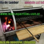 Parrillas tambor Modelo XXL con fogonero pegado