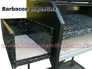 Fogonero de media bolsa enlosado 21×33 cm para parrilla