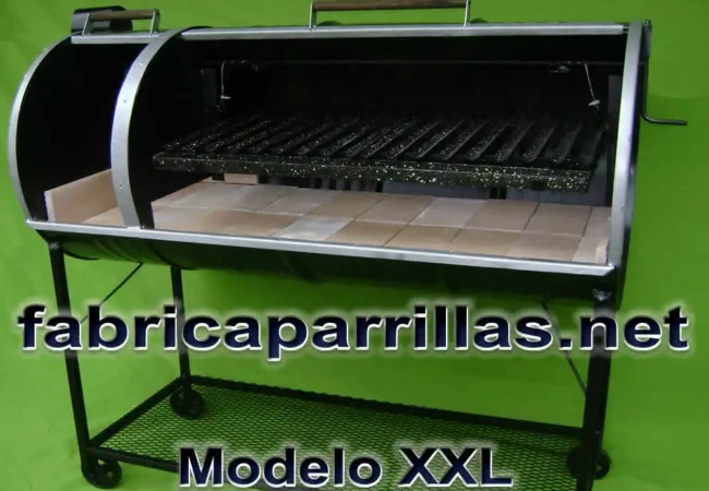 Parrilla Tambor Chulengo XXL con Fogonero y Tapa Corrediza
