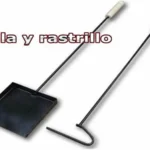Set de pala y atizador artesanal, hierro negro y mango de madera. 60 cm de largo, resistente y listo para usar. Fabricación nacional. Comprá ahora.