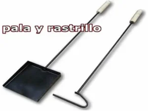 Pala y Atizador para Parrilla – Hierro con Mango de Madera