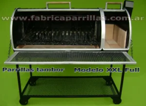 Parrilla Tambor Chulengo XXL con Fogonero y Tapa...