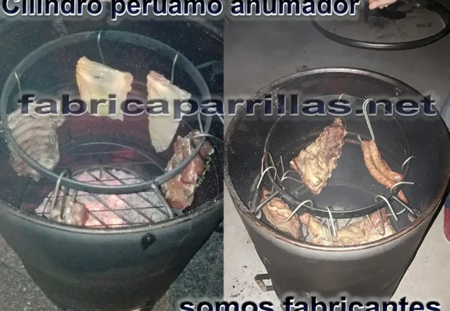 Cilindro parrillero tipo chulengo: cocción uniforme, menos humo y máximo sabor. Ideal para familia, reuniones o uso intensivo.