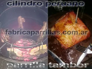 Cilindro Peruano Ahumador para Asado a Carbón