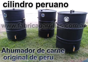 Cilindro Peruano Ahumador para Asado a Carbón
