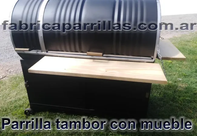 Parrilla Tambor Chulengo XXL con Mueble Profesional