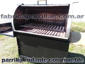 Parrilla chulengo de tambor 200 L con tapa...
