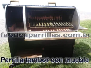 Parrilla Tambor Chulengo XXL con Mueble Profesional