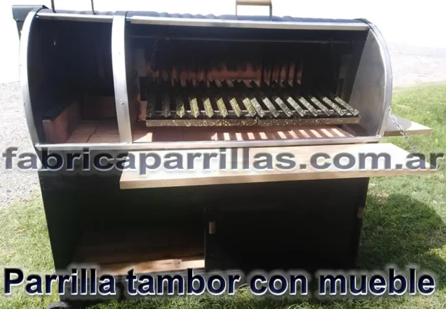 Parrilla Tambor Chulengo XXL con Mueble Profesional