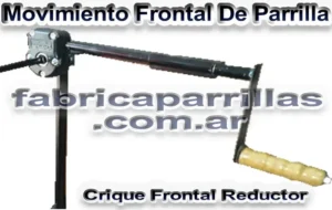 Regulación frontal para parrillas