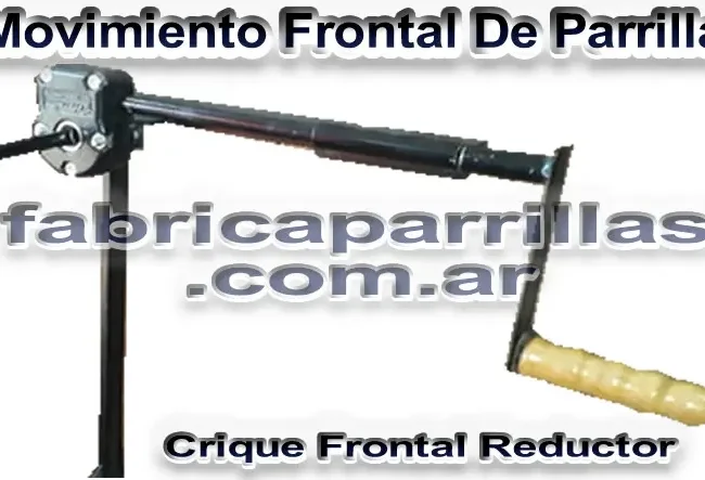Regulación frontal para parrillas