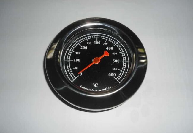 Termómetro Pirómetro para Horno a Leña y Parrilla (0°C a 600°C) – Medidor de Temperatura Profesional
