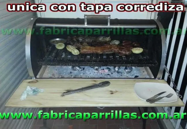 Parrilla Tambor Chulengo Robusta para Asado Parejo y Máximo Control