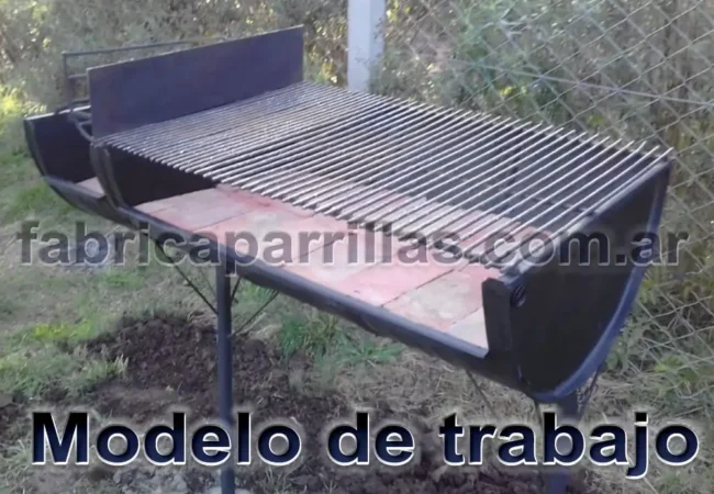 Parrilla reforzada para trabajar de uso intenso con tambor
