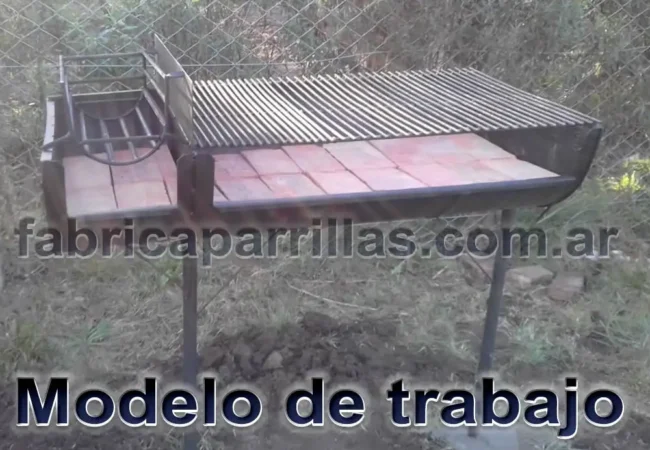 Parrilla reforzada para trabajar de uso intenso con tambor