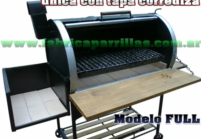 Parrilla de Tambor Modelo Full: Completa, Rebatible y Móvil