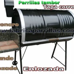 Parrilla tambor con altura regulable, piso refractario y grasera desmontable. Cocción pareja y limpieza fácil. Conocé el modelo y elegí el tuyo.