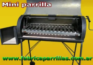 Mini parrilla tambor chulengo 100 lts con tapa corrediza