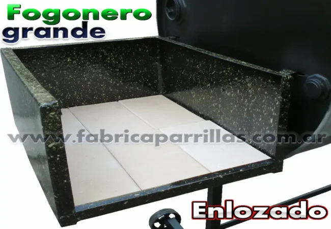 Fogonero Colgante grande enlozado