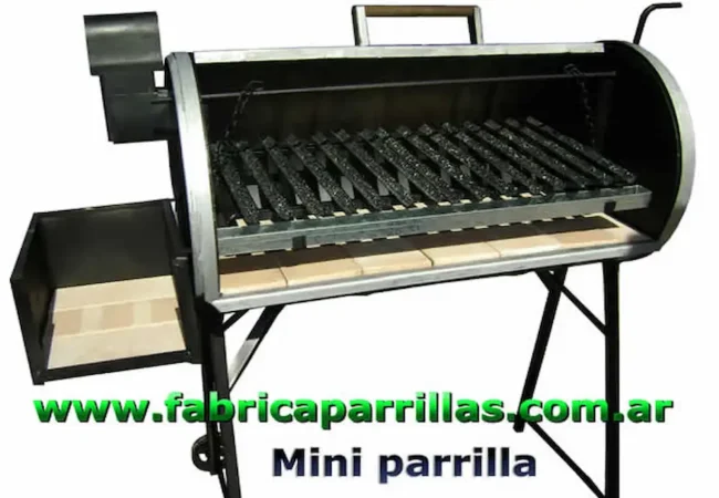Mini parrilla tambor chulengo 100 lts con tapa corrediza