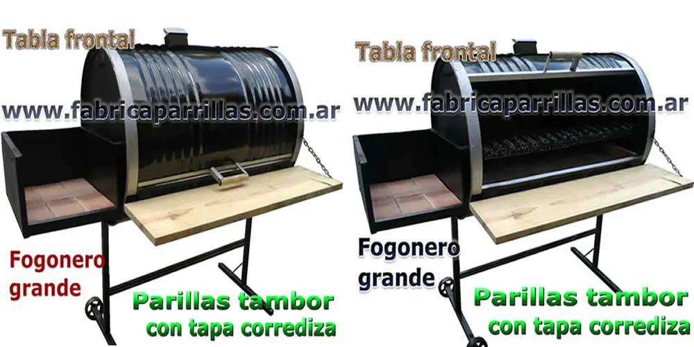 parrillas-de-tambor-corrediza-rodante