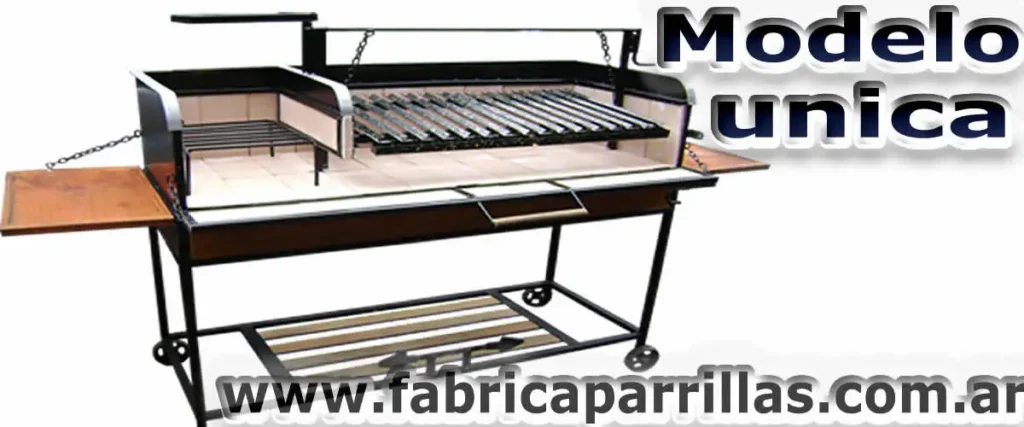 parrillas rogante y móvil modelo única