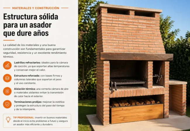Asador De Ladrillos En Jardín