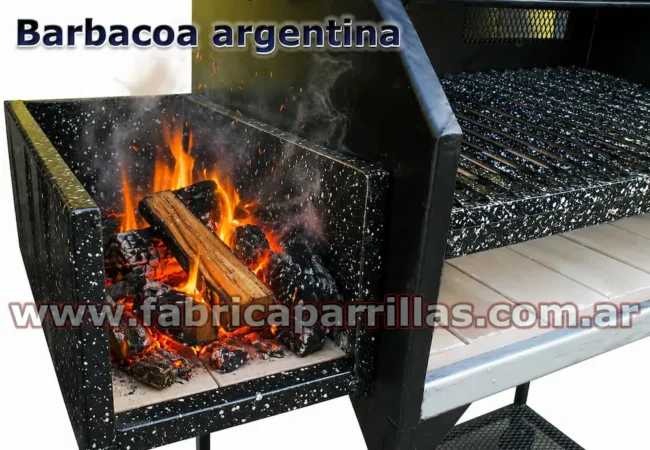 Fogonero de media bolsa enlosado 21x33 cm para parrilla