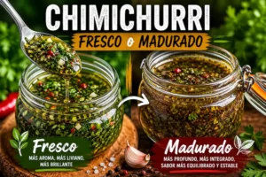 Chimichurri Fresco O Chimichurri Madurado