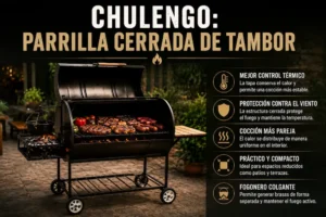Chulengo Parrilla Cerrada De Tambor