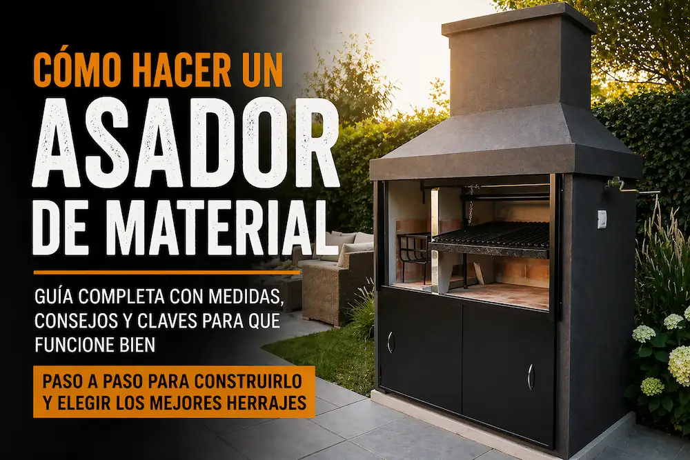 Aprendé cómo hacer un asador de material con medidas correctas, buen tiraje y consejos prácticos. Guía completa para que funcione bien desde el primer uso.