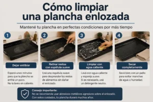C&oacute;mo Limpiar Una Plancha Enlozada