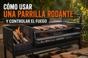 Aprendé a usar una parrilla rodante: encendido, brasas, altura y errores comunes. Mejorá tu asado paso a paso. Ver guía completa.