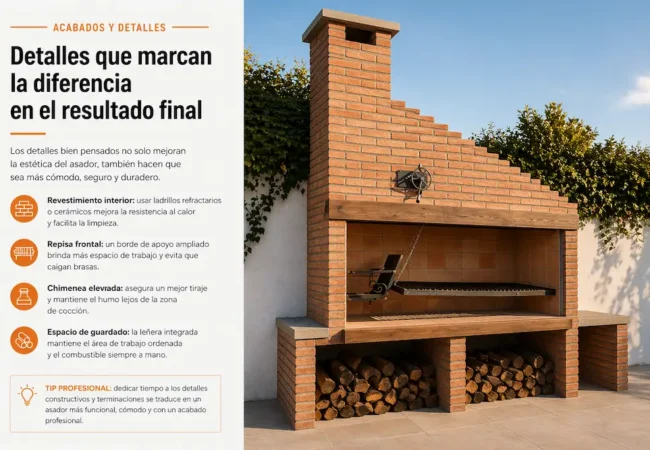 Detalles Del Asador Al Aire Libre