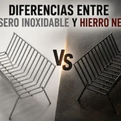 Brasero uruguayo inoxidable vs hierro negro: diferencias reales, calor y durabilidad