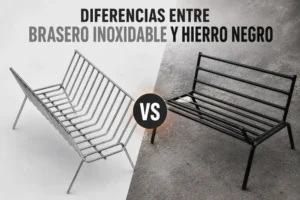 Diferencias Entre Brasero Inoxidable Y Hierro Negro