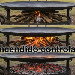 Cómo encender el fuego para disco de arado: guía paso a paso con brasas estables