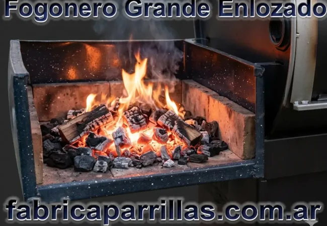 Fogonero Colgante grande enlozado