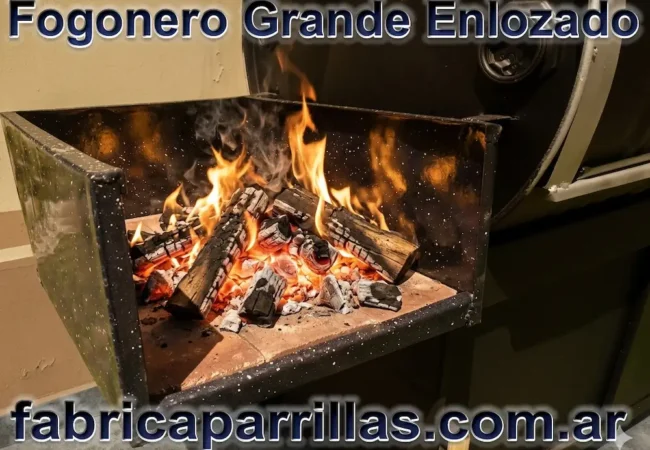 Fogonero Colgante grande enlozado