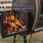 Fogonero colgante con ladrillos refractarios y pintura alta temperatura. Protegé tu parrilla y encendé el fuego mejor. Compralo ahora.