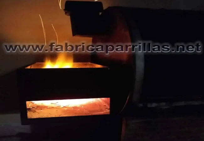 Fogonero mediano con ladrillos para parrilla