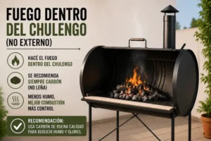Fuego Dentro Del Chulengo (no Externo)