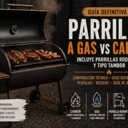 Guía comparativa: Parrilla a gas vs carbón