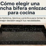 Análisis de la plancha enlozada: espesor, materiales y características que influyen en la cocción uniforme de alimentos.