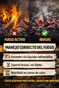 Manejo Adecuado Del Fuego En Asado