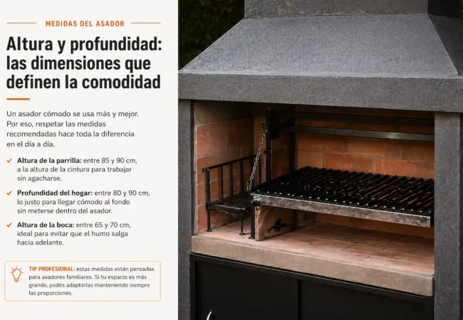 Medidas Recomendadas Para Asadores